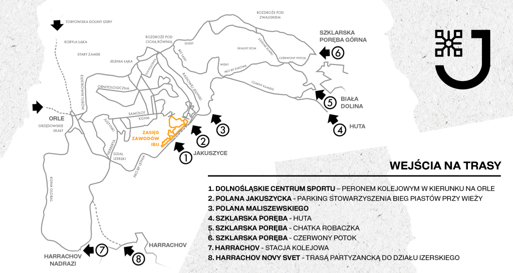 IBUJOECB Szklarska Poręba '24 - mapa sytuacyjna